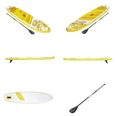 SUP-борд Надувна дошка для плавання/серфінг з веслом Bestway 65348 Aqua Cruise 320х76х12см