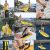 SUP-борд Надувна дошка для плавання/серфінг з веслом Bestway 65348 Aqua Cruise 320х76х12см