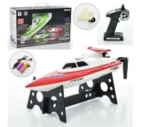 Катер на керуванні FT008 на акумуляторі. Дальність ходу 14 км/2 кольори