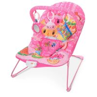 Дитячий шезлонг-качалка Bambi 303-8 Рожевий ***