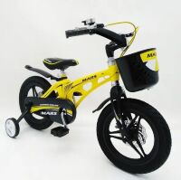 Дитячий двоколісний велосипед MARS-14 колеса 14 дюймів магнезиевая рама жовтий