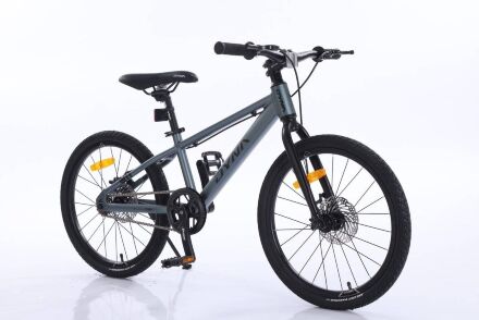 Підлітковий спортивний велосипед 20 дюймів DYNA T-12000 алюмінієвий, 7 швидкостей, сірий