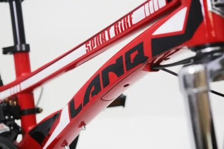 Велосипед гірський спортивний 20-LANQ модель VA210 магнезиевая рама колеса 20 дюймів червоний