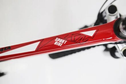 Велосипед гірський спортивний 20-LANQ модель VA210 магнезиевая рама колеса 20 дюймів червоний