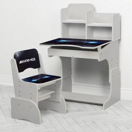 Дитяча парта растишка Bambi B 2071-20 Париж рожевий