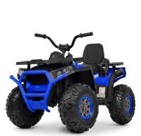 Дитячий одномісний електромобіль квадроцикл Bambi M 4081EBLR-2-4 пультом управління / колір чорно-синій**