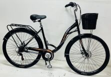 Жіночий міський велосипед 28 дюймів Corso "Liberty" LR-28286 з кошиком Shimano 7 швидкостей