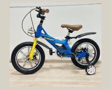 Дитячий двоколісний велосипед 18 дюймів Maraton CRUISER ICONIC дискові гальма синій для хлопчика