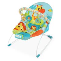 Дитячі шезлонг-качалка Bambi 6875 Жираф блакитне**