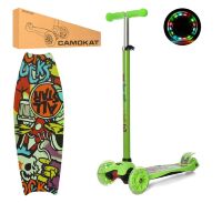 Самокат дитячий складаний iTrike JR 3-003-1-B MAXI 8 кольорів принт