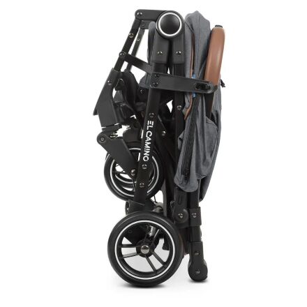 Коляска дитяча прогулянкова Lorelli DAISY Dark Grey Lighthouse темно-сіра