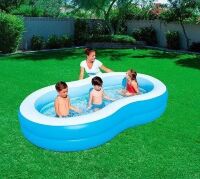 Прямокутний сімейний надувний басейн для дорослих дітей BESTWAY 54117