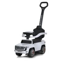 Дитяча машинка каталка-толокар з мотором із батьківською ручкою M 6054BLR-1 Електромобіль Toyota Land Cruiser