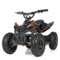 Дитячий одномісний електромобіль Квадроцикл HB-EATV800B-7ST(MP3) на надувних колесах. М'яке сидіння. Оранжев