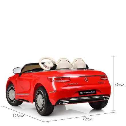 Дитячий електромобіль Mercedes-Benz М 4210EBLR-3 червоний