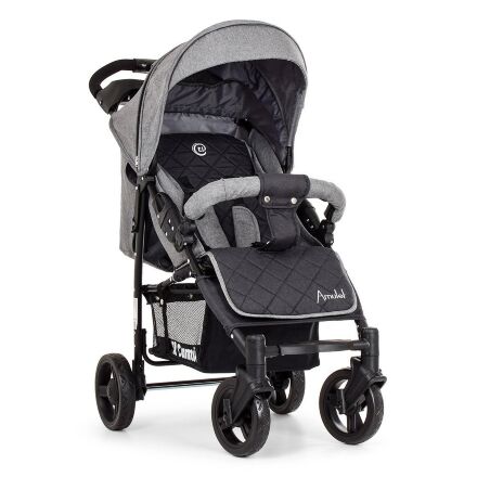 Дитяча прогулянкова коляска El Camino ME 1015L AMULET Cloud Gray сірий