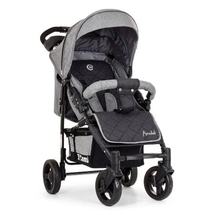 Дитяча прогулянкова коляска El Camino ME 1015L AMULET Cloud Gray сірий