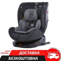Дитяче автокрісло El Camino Evolution поворотне від 360 до 36 кг ME 1114 EVEREST Light Gray