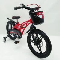 Велосипед дитячий двоколісний MARS-18 спиці дискові гальма колеса 18 дюймів червоний