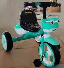 Дитячий триколісний велосипед Best Trike 80627 на піно колесах EVA зі світлом і звуком / колір бірюзовий