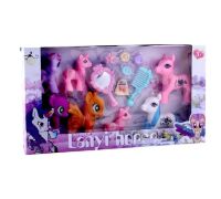 Ігровий набір конячок Little Pony HF1005 з аксесуарами