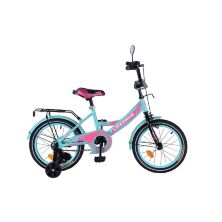 Велосипед дитячий двоколісний для дівчинки Like2bike 211601 Sky колеса 16д з дзвіночком і ручним гальмом