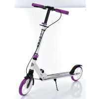 Дитячий підлітковий двоколісний складаний самокат iTrike SR2-049-1-WV алюмінієвий з ручним гальмом білий**