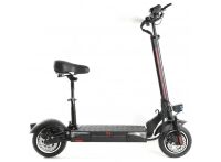 Електросамокат Crosser T4 (1000 Вт; 48 В; 12,5 А/год) колеса 10" повітря з камерою. З ВИДІННЯМ. Чорний