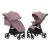 Дитяча коляска прогулянкова CARRELLO Bravo CRL-8512 Crystal Pink чохол на ніжки, підсклянник, дощовик