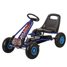 Дитячий педальний спортивний карт веломобіль на педалях Bambi kart M 0645-4 з надувними колесами синій**