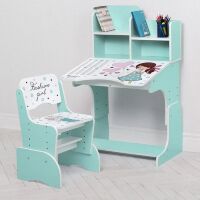 Дитяча парта растишка Bambi B 2071-20 Париж рожевий