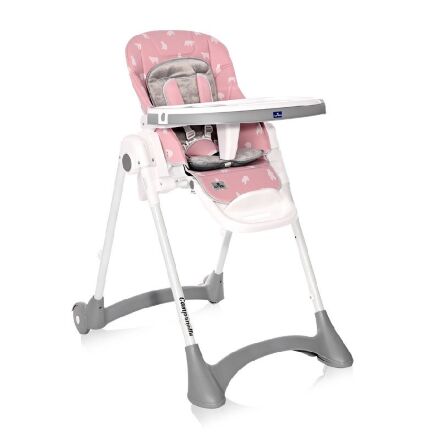 Стільчик для годування дитячий Lorelli (Bertoni) Campanella Pink Bears Рожевий з Ведмедиками. Для дівчинки