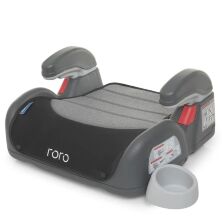 Автосидіння Бустер дитячий EL CAMINO ME 1144 Roro Isofix Royal Gray з підлокітником і підсклянником/льон