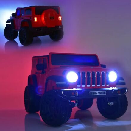 Дитячий двомісний електромобіль Jeep 4WD M 4264EBLR-1 білий
