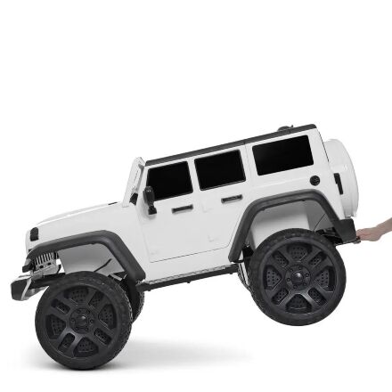 Дитячий двомісний електромобіль Jeep 4WD M 4264EBLR-1 білий