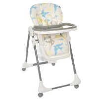 Дитячий класичний стільчик для годування Bambi  M 3233L Freedom / пташки білий