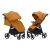 Дитяча коляска прогулянкова CARRELLO Bravo CRL-8512 Amber Orange чохол на ніжки, підсклянник, дощовик