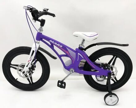 Велосипед дитячий двоколісний MARS-18 Lilok дискові гальма колеса 18 дюймів фіолетовий