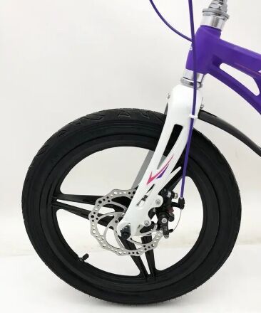 Велосипед дитячий двоколісний MARS-18 Lilok дискові гальма колеса 18 дюймів фіолетовий