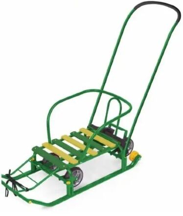 Санки трансформер дитячі Тимко-6 з висувними колесами і батьківською ручкою бордові