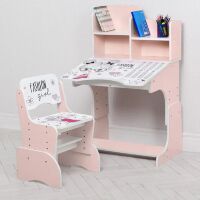 Дитяча парта растишка Bambi B 2071-20 Париж рожевий