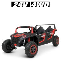 Дитячий Чотиримісний електромобіль машина джип Bambi 4WD M 4794EL-3(24V) на EVA колесах з м'яким сидінням**