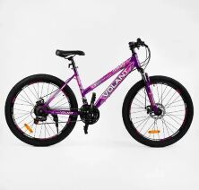 Спортивний жіночий велосипед Corso «Volant» VL-26758 колеса 26 дюймів SunRun 21 швидкість/фіолетовий