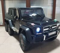 Дитячий Електромобіль Джип Mercedes AMG G63 ABL-1801 4 мотори Micro-SD, USB, MP3 Білий
