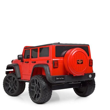 Дитячий двомісний електромобіль Jeep 4WD M 4264EBLR-3 червоний