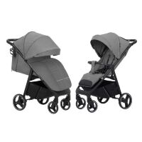 Дитяча коляска прогулянкова CARRELLO Bravo CRL-8512 Frost Grey чохол на ніжки, підсклянник, дощовик