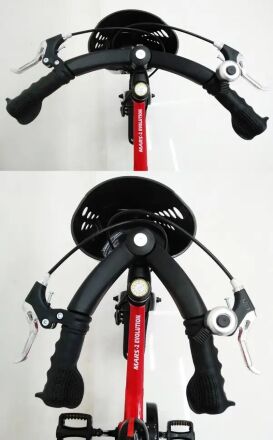 Дитячий двоколісний велосипед MARS-2 Evolution колеса 14 дюймів магнезиевая рама червоний