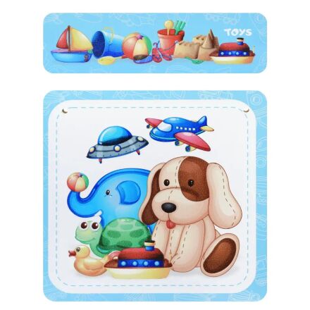 Дитячий пластиковий столик з двома стільчиками Bambi ETZY-13 бежево-коричневий