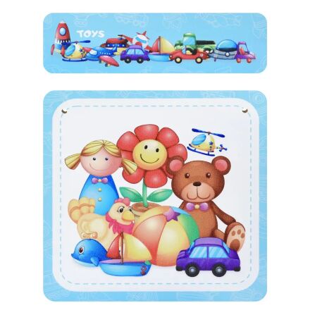 Дитячий пластиковий столик з двома стільчиками Bambi ETZY-13 бежево-коричневий