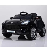 Дитячий одномісний електромобіль Джип машина Bambi Racer M 3178EBLRS-2 Porsche Macan / чорний автопокраска